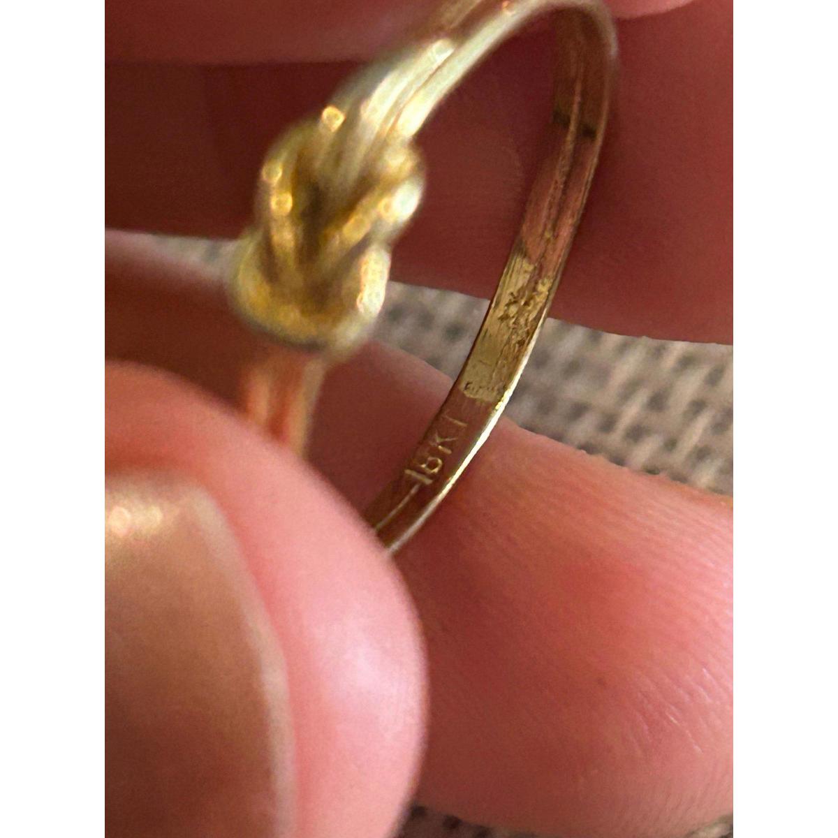 18 Kt Gold Plated Size 725 A223 Ring